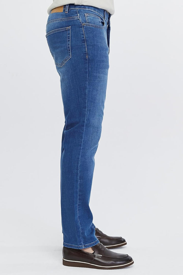 CEDY DENIM - Herren Jeans Regular Fit, Stretch Jeanshose, Herren High Waist, Straight Cut, Basic Was