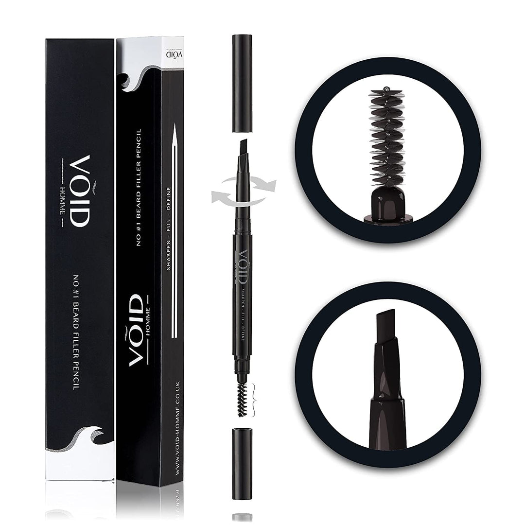 VOID Homme Bart stift (Hellbraun) Herren Bartfüller und Bartstift, Bart Farbe und Bartfüller zum Fül