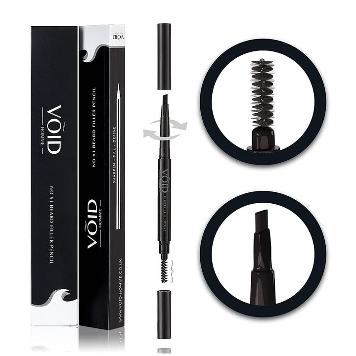 VOID Homme Bart stift (Hellbraun) Herren Bartfüller und Bartstift, Bart Farbe und Bartfüller zum Fül