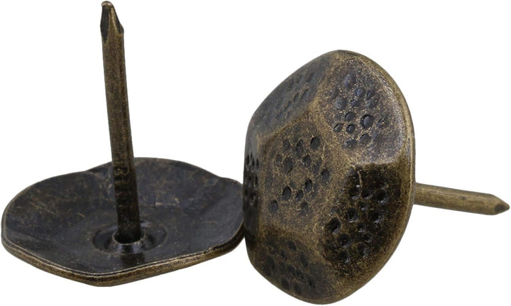 Yibuy Möbelnägel, 23 x 20 mm, bronzefarben, 50 Stück
