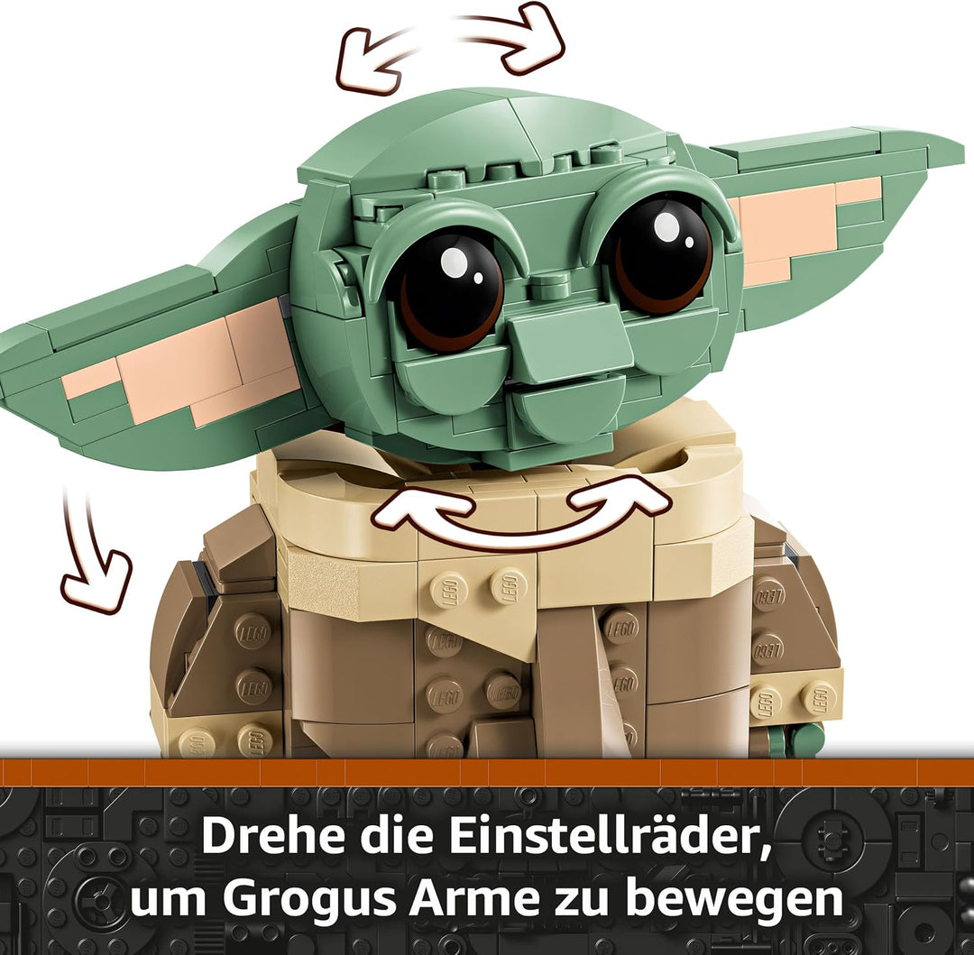 LEGO Star Wars 75403 Grogu in Seiner Repulsorwiege aus The Mandalorian - Minifigur zum Sammeln - Mod