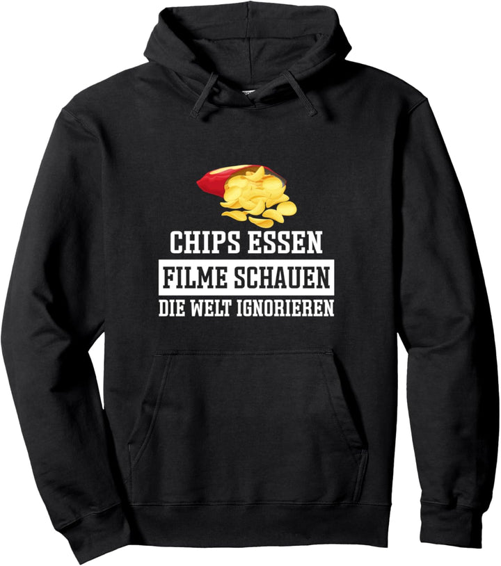 Kino Chips Essen Filme Schauen Die Welt Ignorieren Film Pullover Hoodie