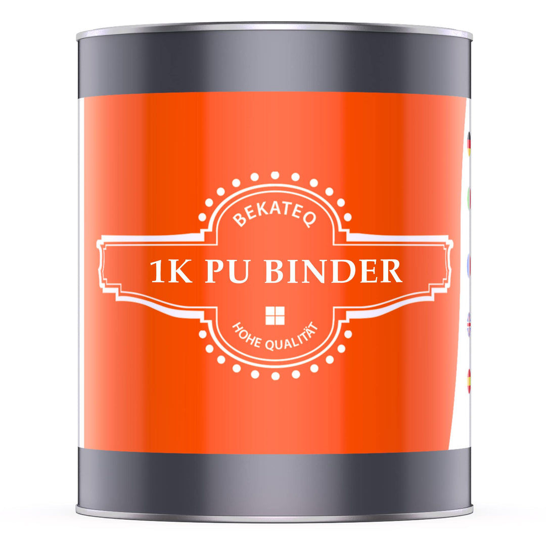 1K PU Bindemittel Kleber für Steinteppich aussen, UV-fest, 1kg farblos glänzend - kein Vergilben, el