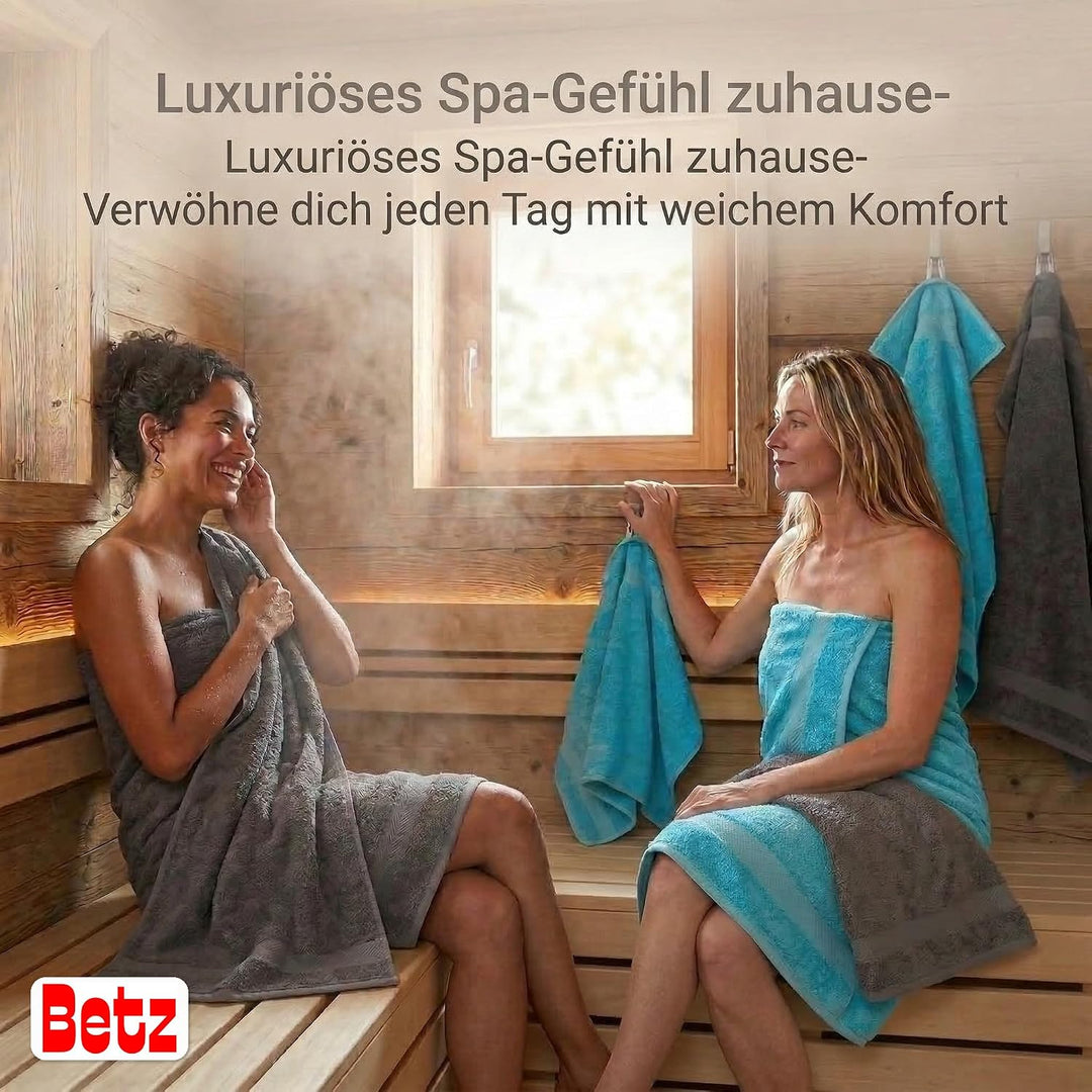 Betz Premium 10er Handtuch-Set - 2X Duschtücher - 4X Handtücher - 2X Gästetücher - 2X Waschhandschuh