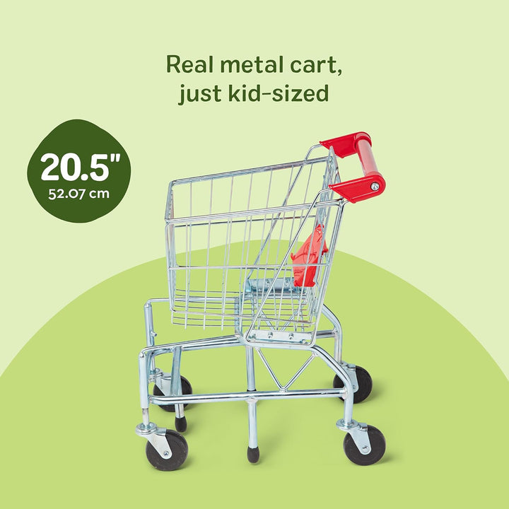 Melissa & Doug Einkaufswagen | Fantasiespiel | Spielset | 3+ | Geschenk für Jungen oder Mädchen, Ein