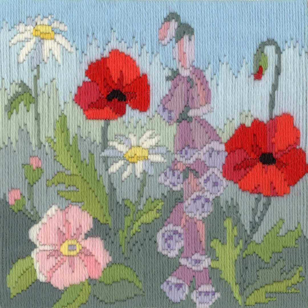 Derwentwater Designs Kreuzstich-Set – Langstich Jahreszeiten – Sommer