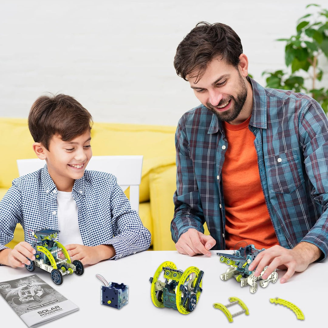 ACELIFE STEM Solar Roboter Kit,12-in-1 DIY Bauspielzeug Angetrieben durch Solarenergie, Konstruktion