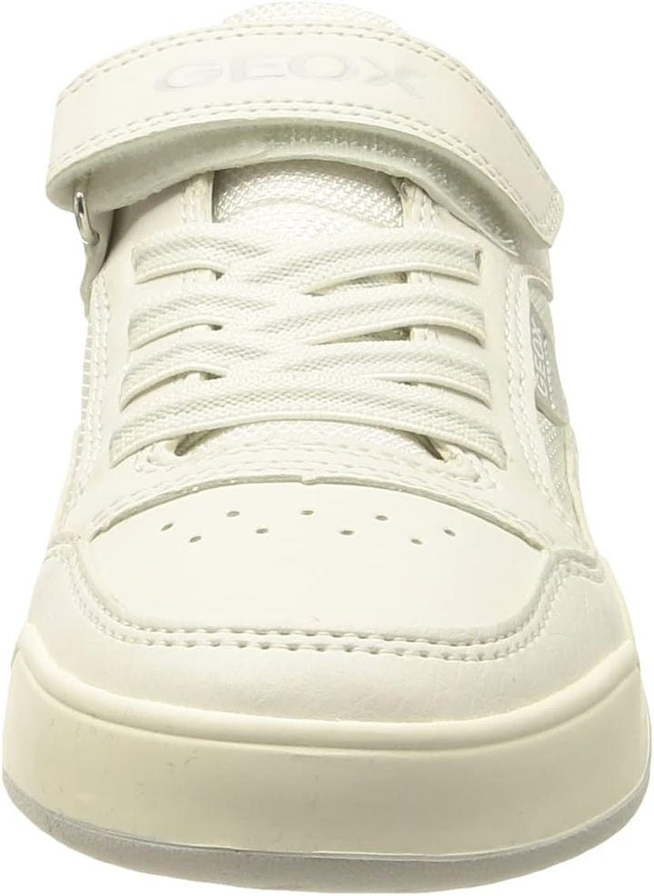 Geox Jungen J Perth Boy B Sneakers 28 EU White Lt Grey, 28 EU White Lt Grey