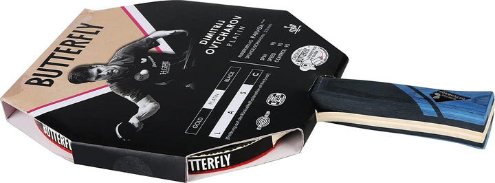 Butterfly® Dimitrij Ovtcharov Platin Tischtennisschläger | Eva-Technologie | ITTF zertifizierter Pan