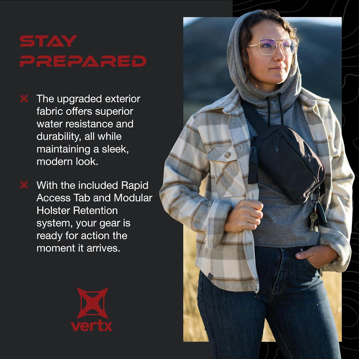 Vertx Everyday Fanny Pack 2.0 CCW Wolf Grey, Wolf Grey