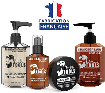 ✮ BARBER TOOLS ✮ Kit/Bartpflege set/Bart-set/Bart und Rasur | Kosmetik Made in French