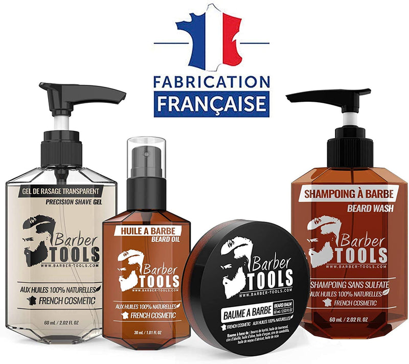 ✮ BARBER TOOLS ✮ Kit/Bartpflege set/Bart-set/Bart und Rasur | Kosmetik Made in French