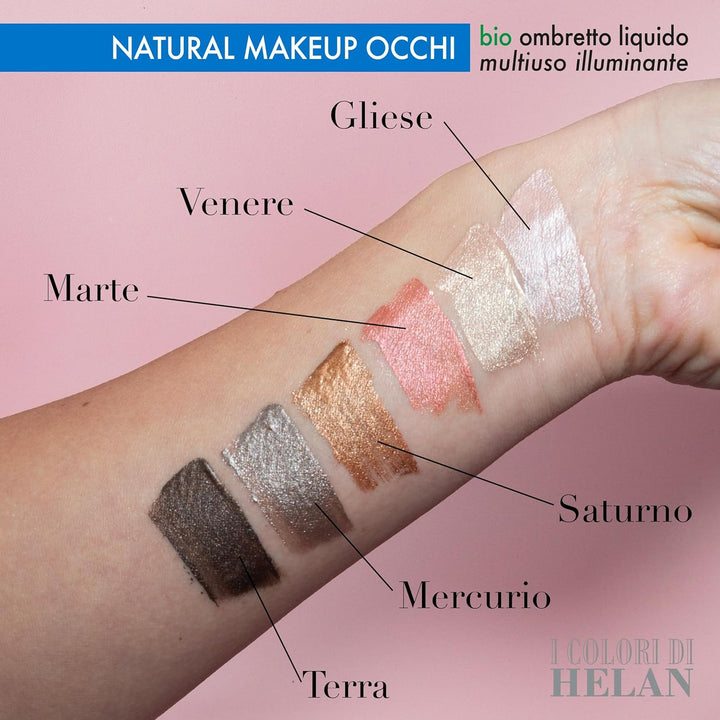 Helan I Colori di Helan – Mehrzweck-Lidschatten mit leuchtendem Effekt, ideal als flüssiges Rouge, G