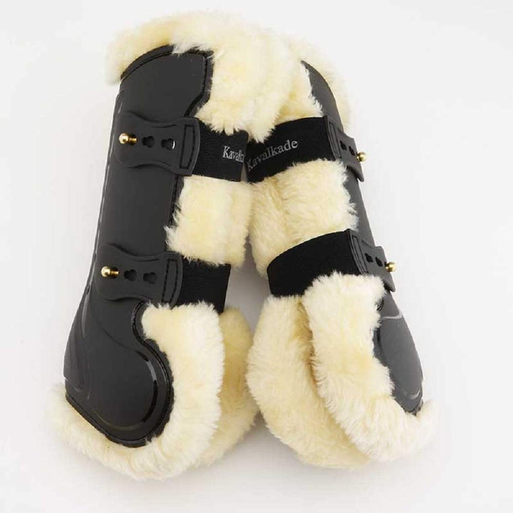 KAVALKADE Hartschalen-Gamaschen "Compete 'n Wool" L Schwarz, L Schwarz