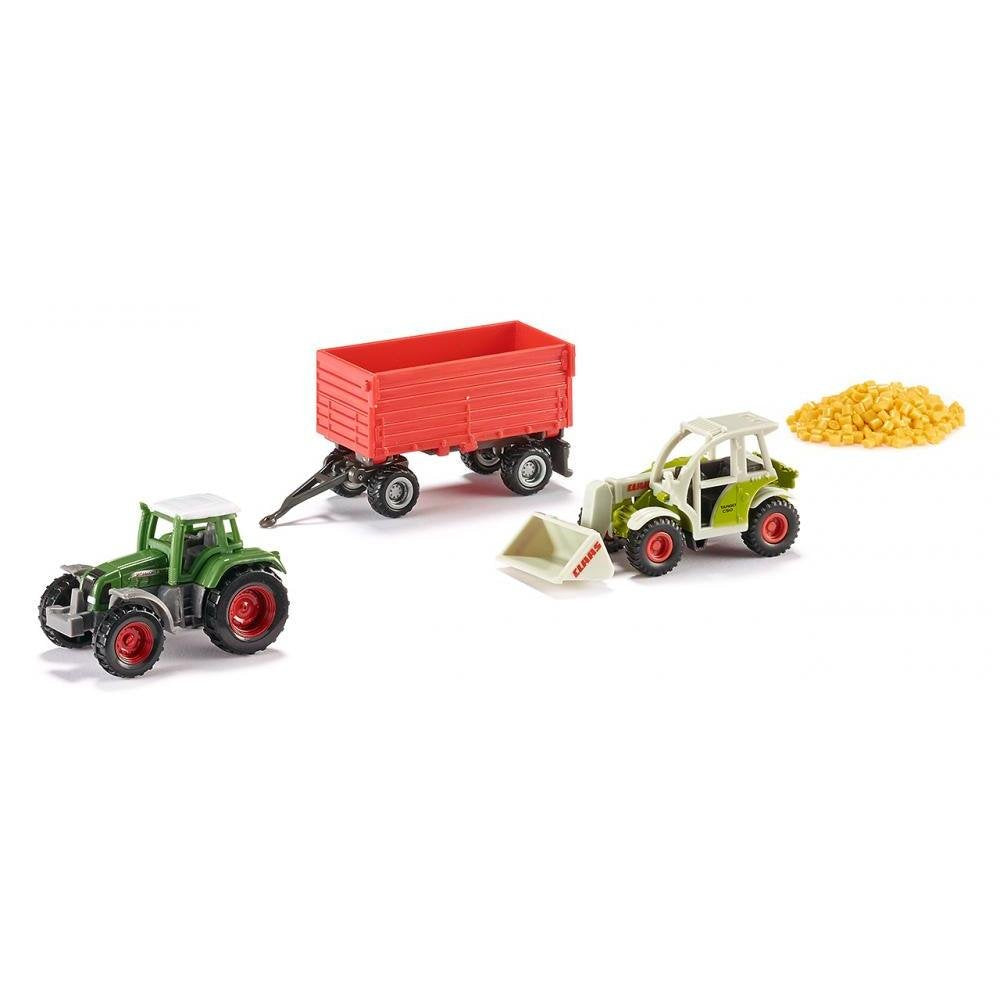 siku 6304, Geschenkset - Landwirtschaft, 4-teilig, Metall/Kunststoff, Multicolor, Spielkombination,