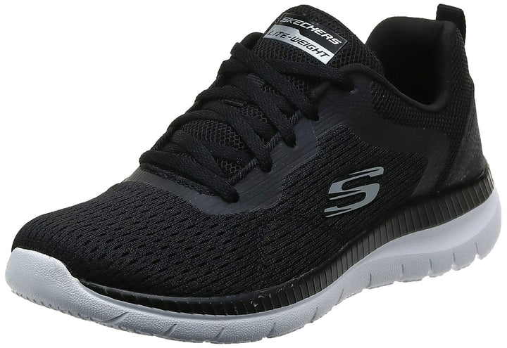 Skechers Damen 12607 Sneaker 35 EU Schwarz, 35 EU Schwarz