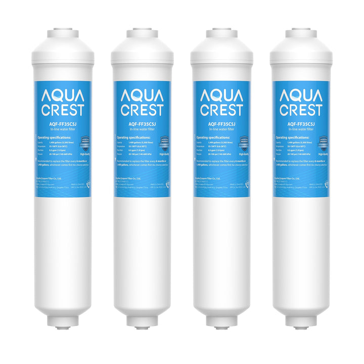 4X AQUACREST DA29-10105J NSF Zertifiziert In-Line Wasserfilter, Ersatz für Samsung (nur Externe) DA2