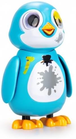 Silverlit – Rettungspinguin – Interaktiver Blauer Pinguin mit 20 verschiedenen Emotionen + 5 Zubehör