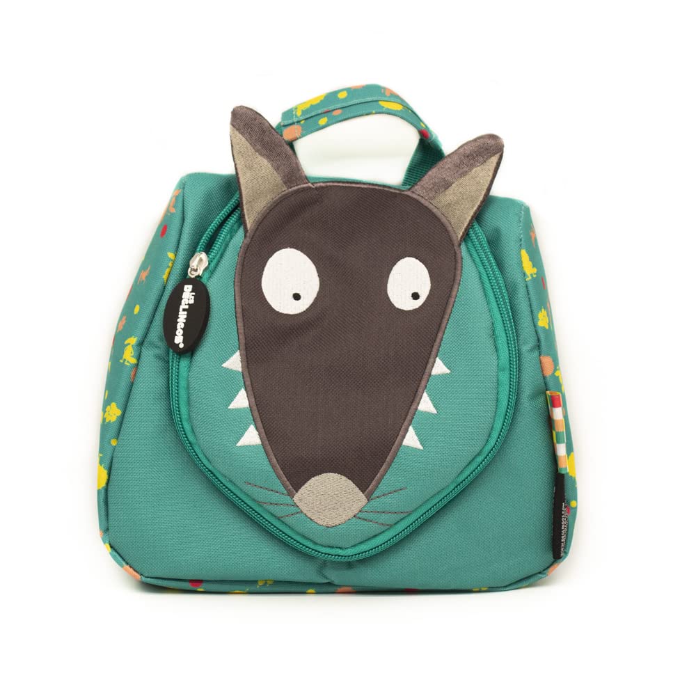 Loup by Auzou x Les Déglingos Kulturbeutel, Wolf, für Kinder und Babys, für Jungen und Mädchen, prak