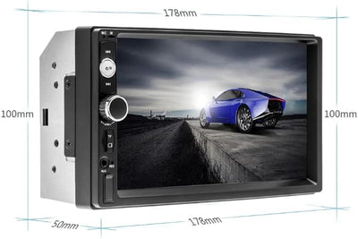 Retoo USB und Bluetooth Autoradio 1080P mit 7 Zoll Touchscreen, Multimedia Player TF und AUX mit Ans