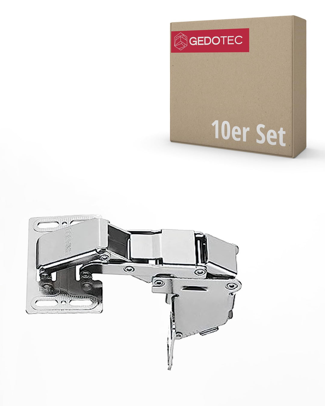 Gedotec Caravanscharnier Hochklappscharnier CH 600 Klappen-Scharnier mit SOFT-CLOSE Dämpfung | Möbel