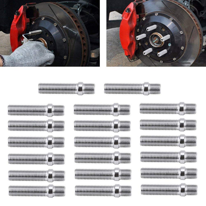 Wheels Stud, 20pcs 57mm Extended Wheels Stud Conversion Wheels Bolzen konvertierung 12x1,5 auf 12x1,