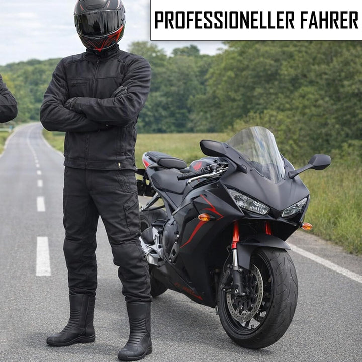 Vaster Moto Motorradschuhe für Herren, verstärkte Strassenschuhe, Motorradstossschutz, rutschfeste S