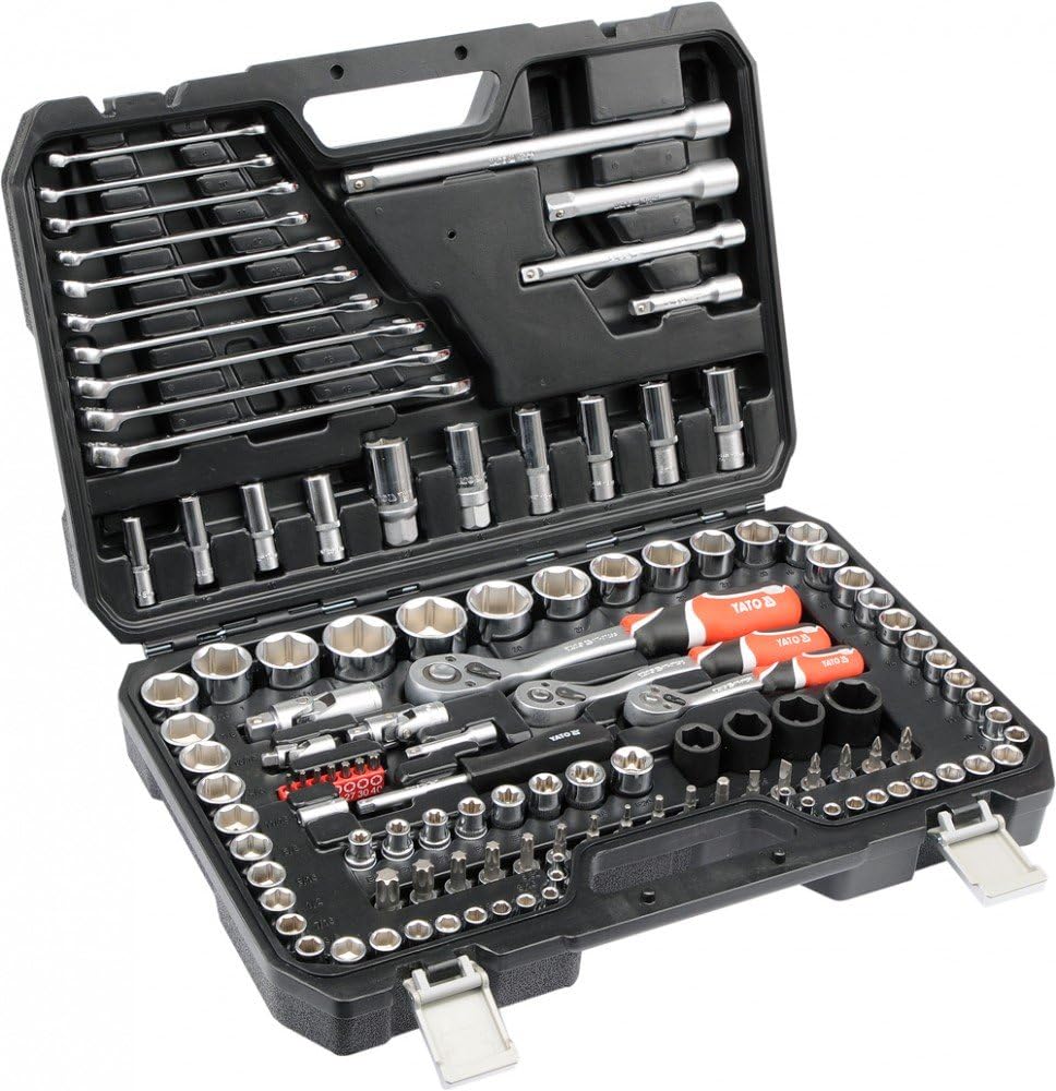 Yato yt-38801 Socket Set 1/4", 3/8" und 1/2120pcs