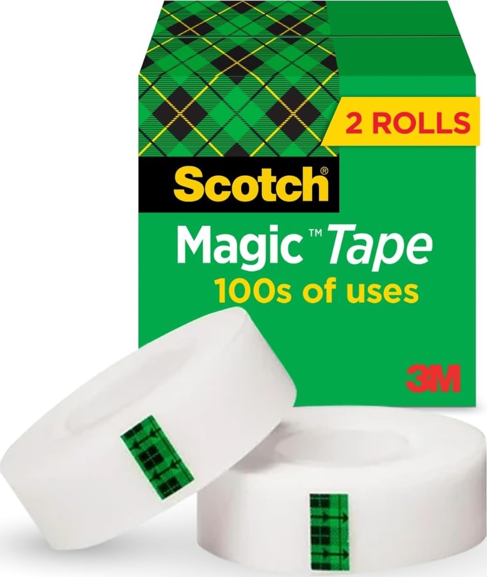 SCOTCH MAGIC TAPE 0.75X1000, Size: 6X2 ROLL by Scotch