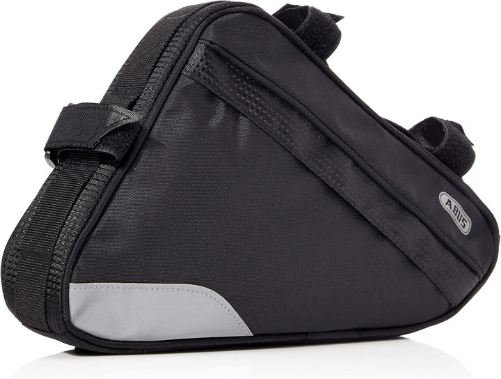 ABUS Fahrradtasche Oryde ST 2250 - Rahmentasche mit Klettband - wasserabweisendes Material - Schwarz