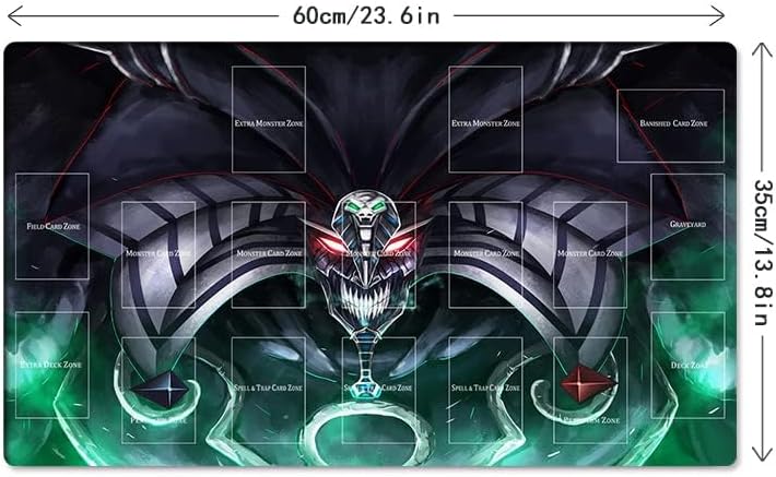 Neue Mlikemat Spielmatte Exodia, Der Zerstörer TCG CCG OCG Sammelkartenspielmatte mit Zonen + gratis