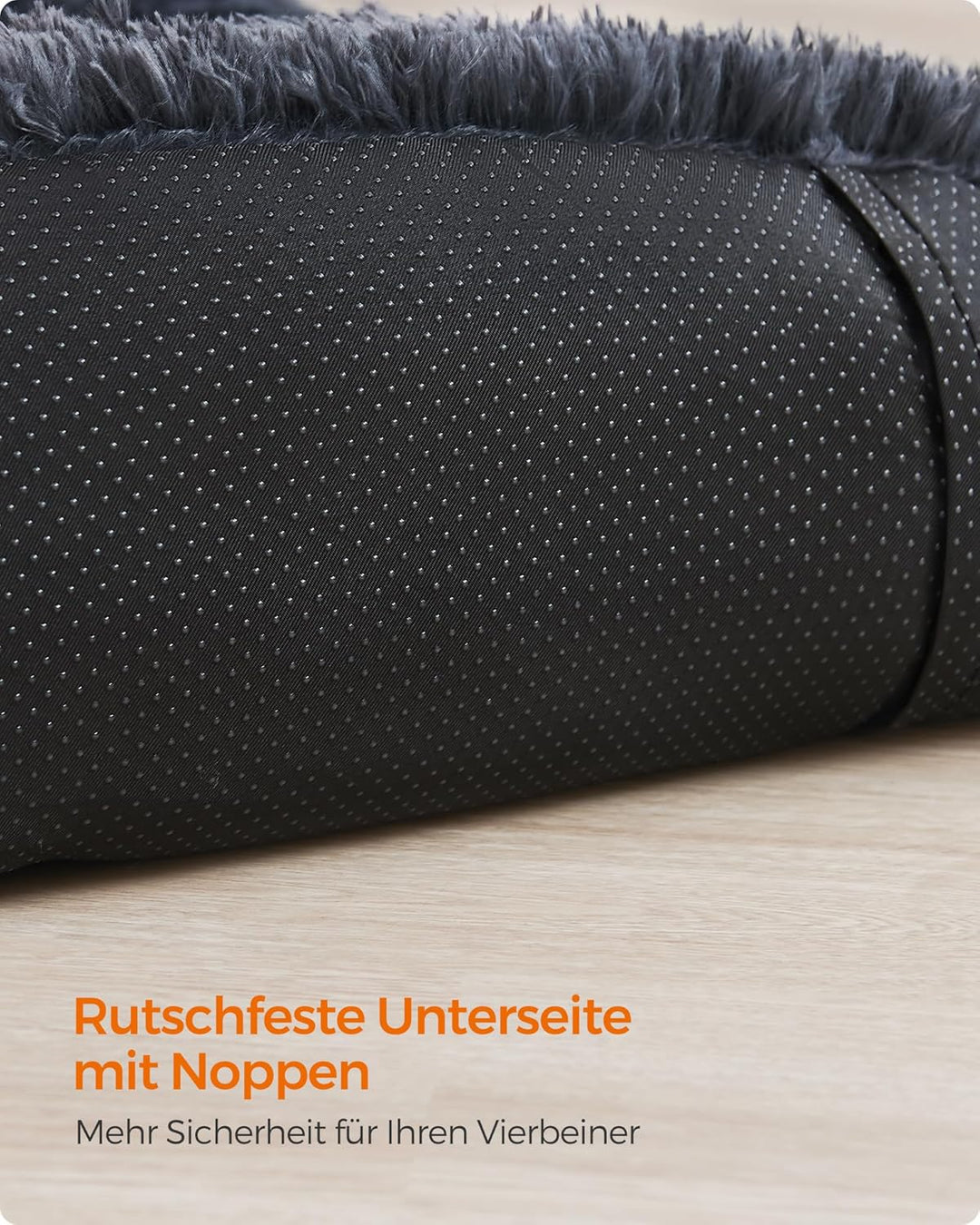 Feandrea FluffyHug Hundebett Plüsch, Hundedecke Sofa, Sofaschutz Hund, Hundekissen, Grösse M, für kl