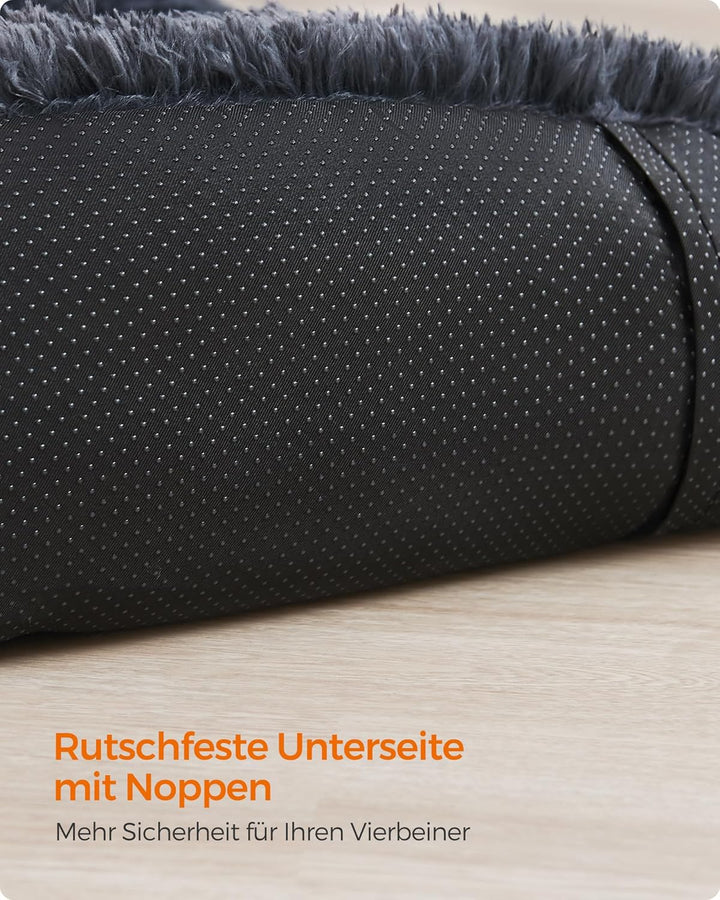 Feandrea FluffyHug Hundebett Plüsch, Hundedecke Sofa, Sofaschutz Hund, Hundekissen, Grösse M, für kl
