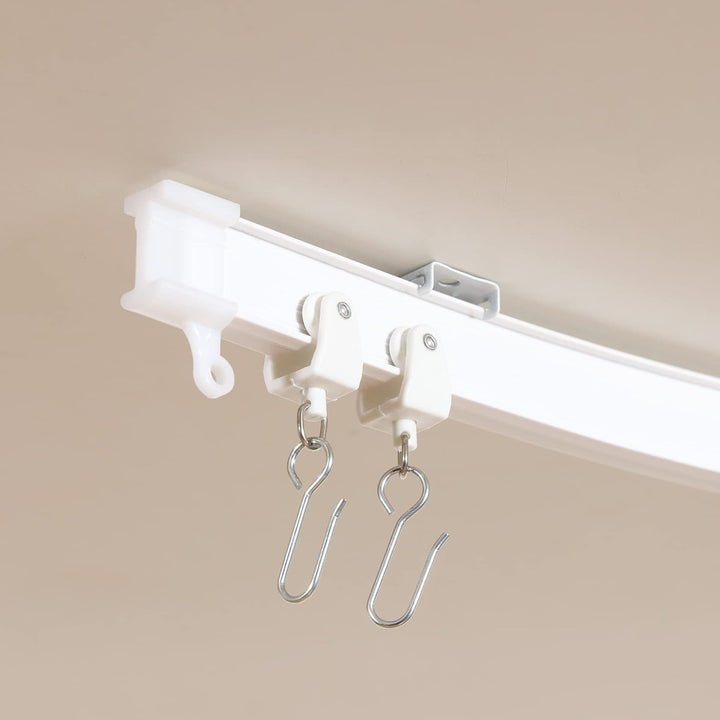 Trimold Premium 6 m Deckenvorhangschienensystem, flexibles und langlebiges Design für müheloses Glei