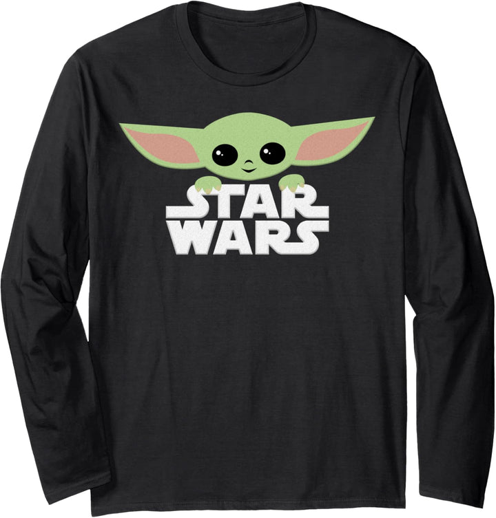 Star Wars: The Mandalorian The Child Logo Langarmshirt