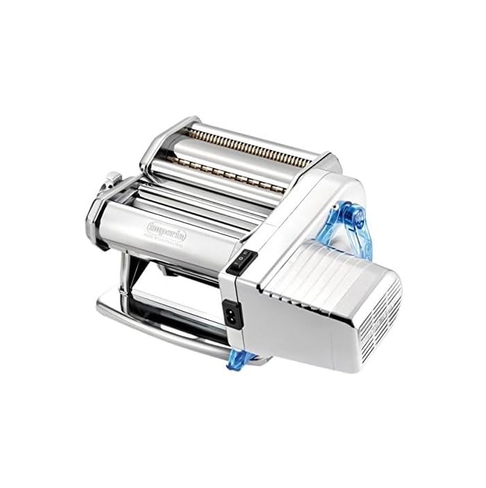 Imperia Elektrische Nudelmaschine Ipasta, 100% Made in Italy. Frischer Nudelmaschine aus Stahl mit E