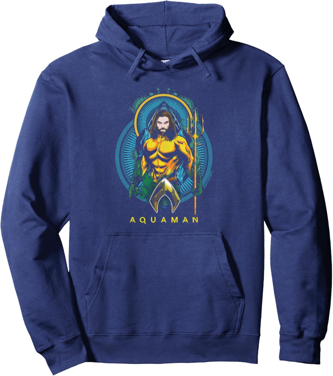 Aquaman Movie Aqua Nouveau Pullover Hoodie