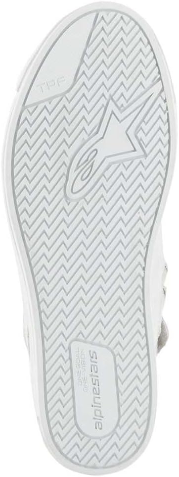 Alpinestars Stated Motorrad Schuhe, weiss/grau, 12.5 (46) Weiss Grau 46 EU, Weiss Grau 46 EU