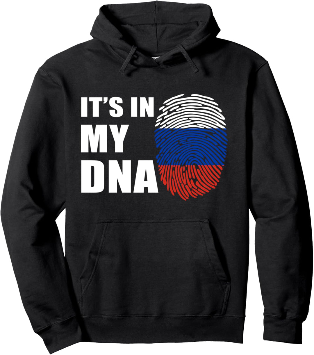 Russische Flagge "It's In My DNA" Pullover Hoodie