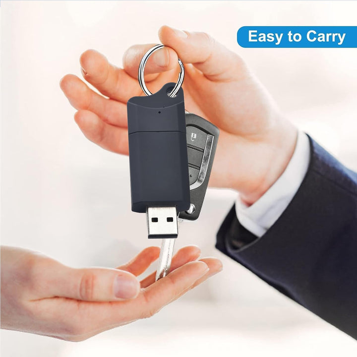 USB Digitaler Voice Recorder 64GB Mini Aufnahmegerä Geräuschaktivierte Aufnahmegerät Diktiergeräte m