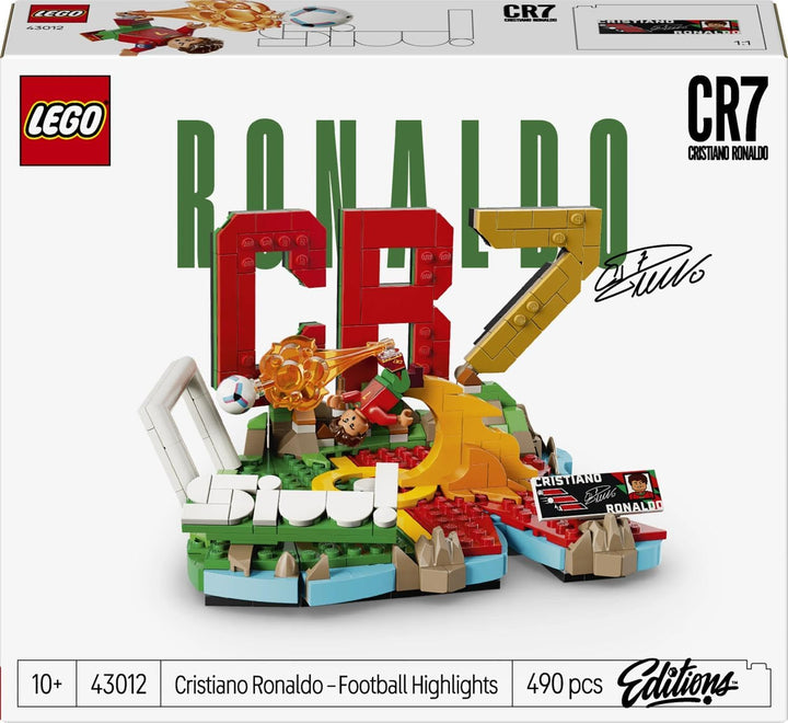 LEGO Editions Cristiano Ronaldo - Fussball-Highlights Spielzeug - 3D Modellbau mit Minifigur zum Sam