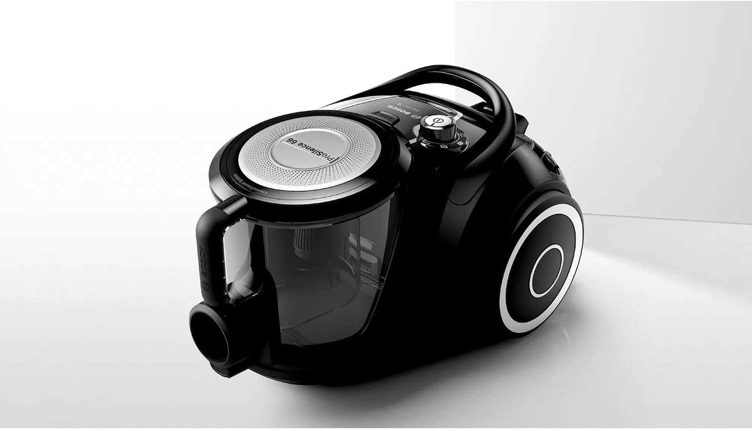 Bosch ProSilence BGS41SIL66 Beutelloser Staubsauger, 2.4 L, 600 W, 66 dB, EasyClean, Schwarz