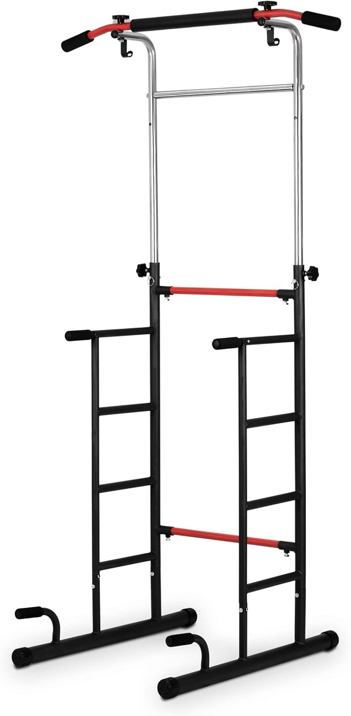 NEO SPORT Freistehende Klimmzugstange NS-301 für Klimmzug-Krafttrainingsübungen aus verstärktem Stah