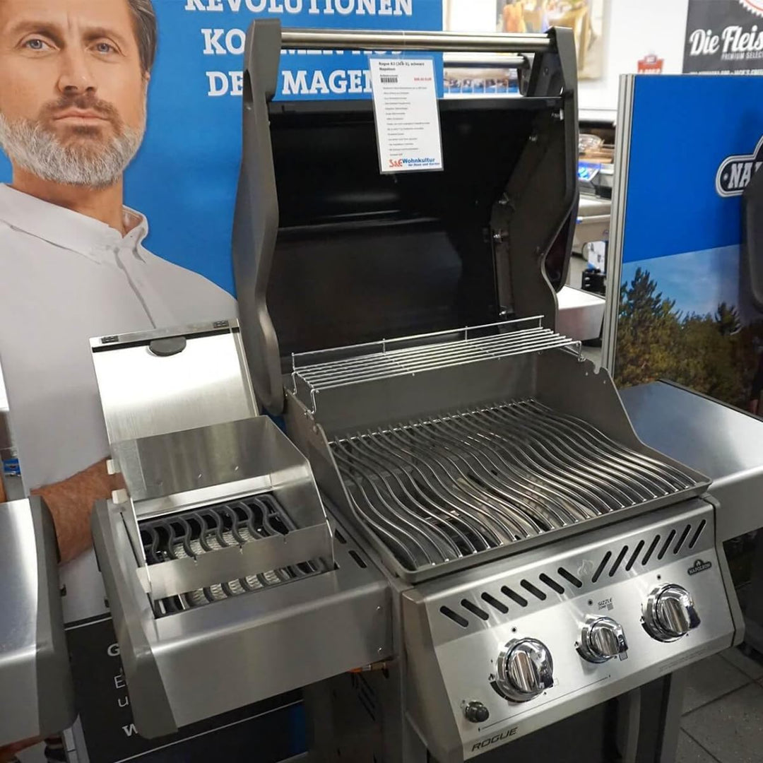 Napoleon Sizzle Zone WindschutzSpritzschutz Rogue bis Modell 2019-4-teilig mit Spiessauflage