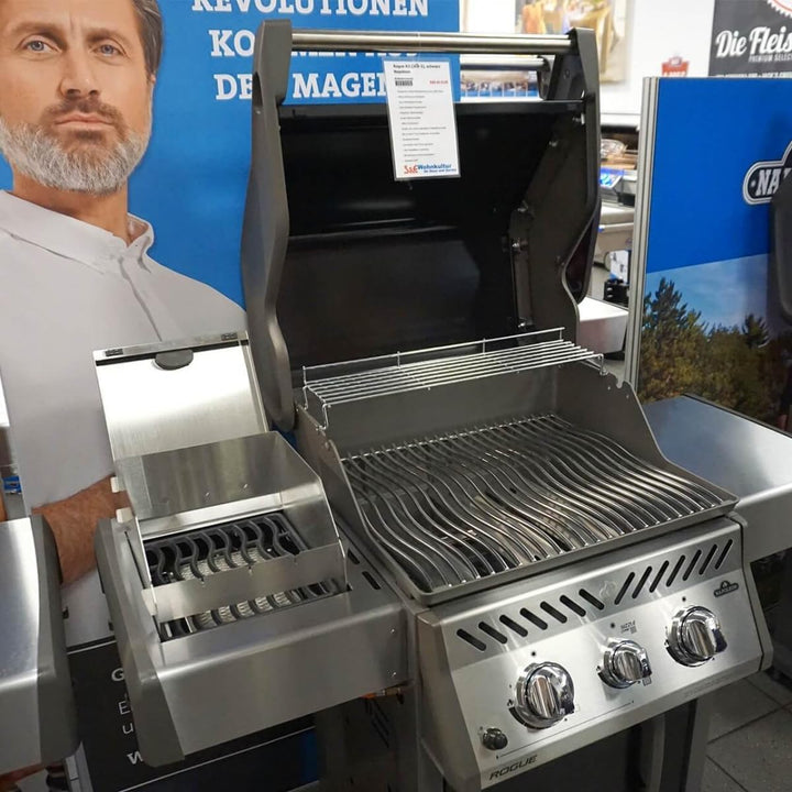 Napoleon Sizzle Zone WindschutzSpritzschutz Rogue bis Modell 2019-4-teilig mit Spiessauflage
