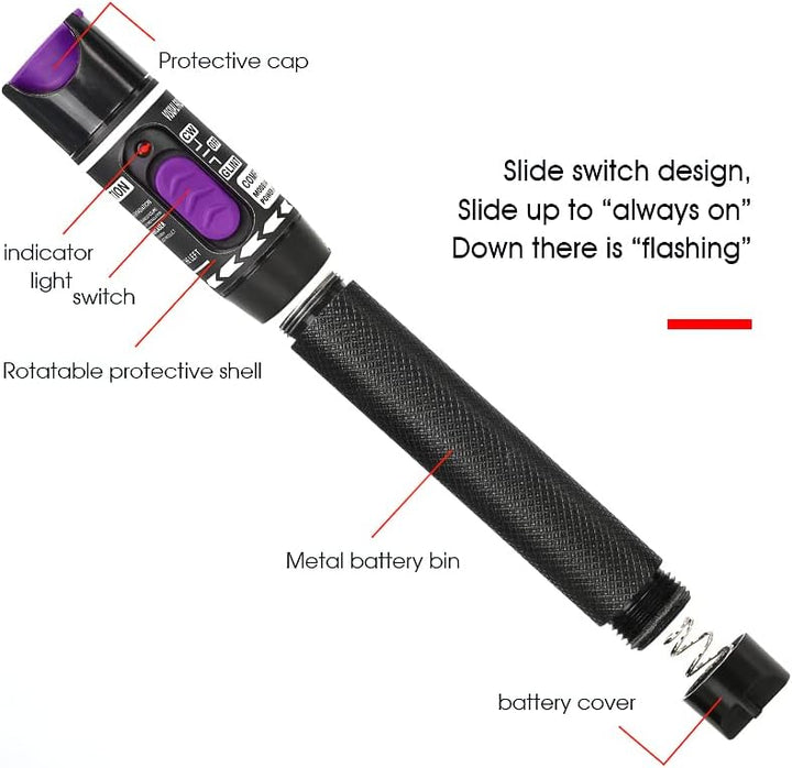 2-in-1 FTTH Glasfaser Tool Kit Glasfaser-Leistungsmesser-70 +10 dBm und 30 mW Visual Fault Locator G