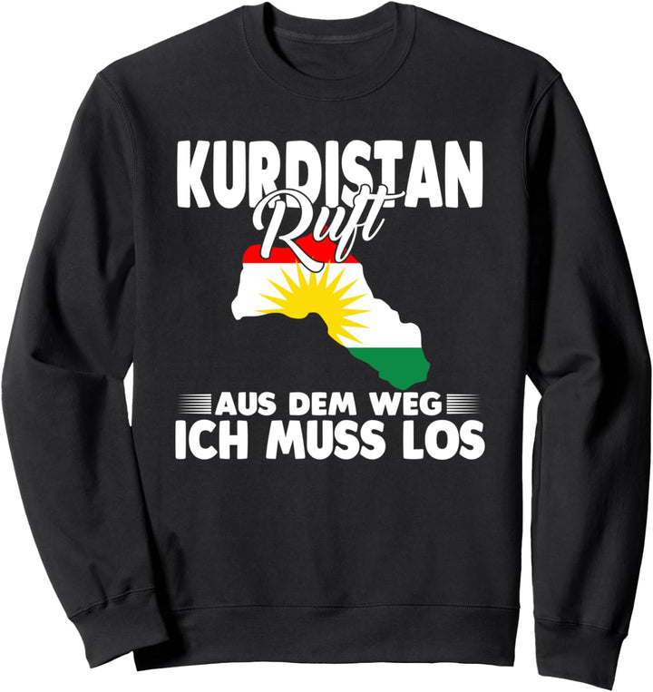 Kurdische Flagge Kurde Kurden Kurdistan Sweatshirt
