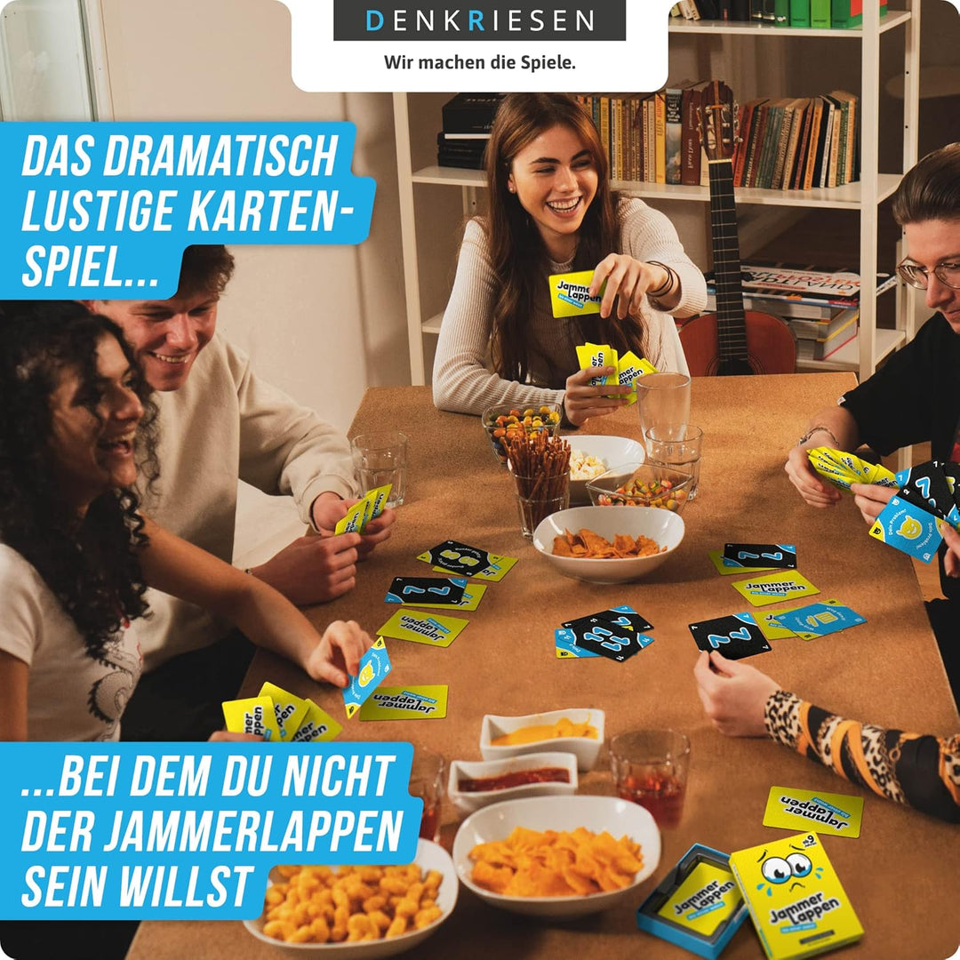 DENKRIESEN - Party Pack – PARTYFIEBER GEMEINSAME Sache + JAMMERLAPPEN | Lustige Partyspiele ab 12 |