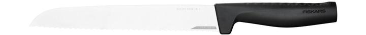 Fiskars Brotmesser, Hard Edge, Elegantes Design, Gesamtlänge: 35,1 cm, Rostfreier Stahl/Kunststoff,