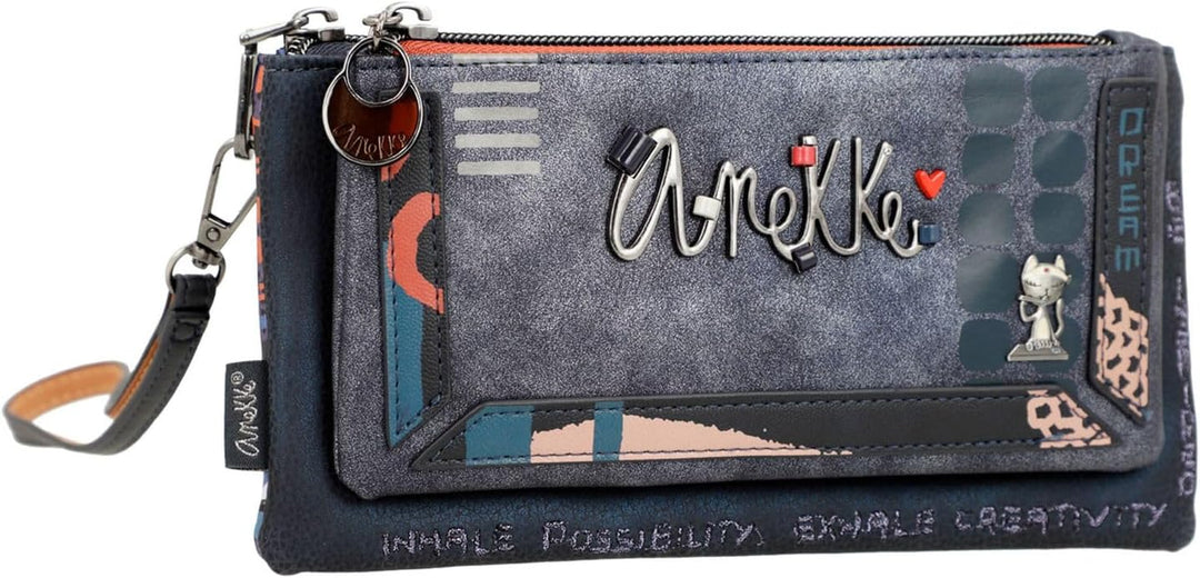 Anekke Contemporary Nagare Wallet Purse L Multicolor
